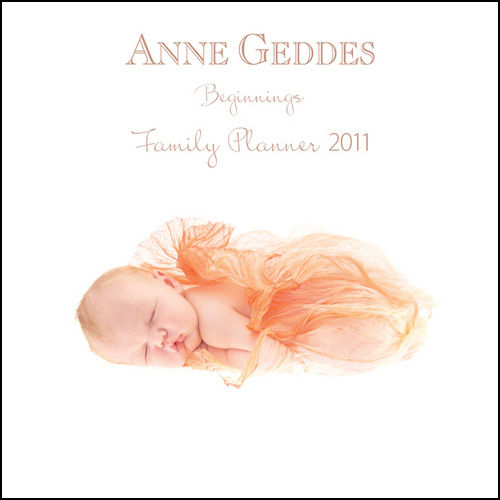 Anne Geddes cute family planner 2011. Most of the family planners I've 