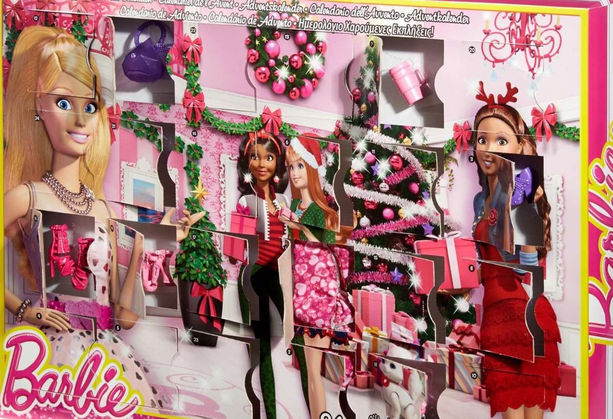 barbie chocolate advent calendar